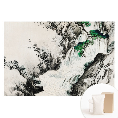 Fototapeta z nadrukiem na flizelinie Orientalny krajobraz wodospadu