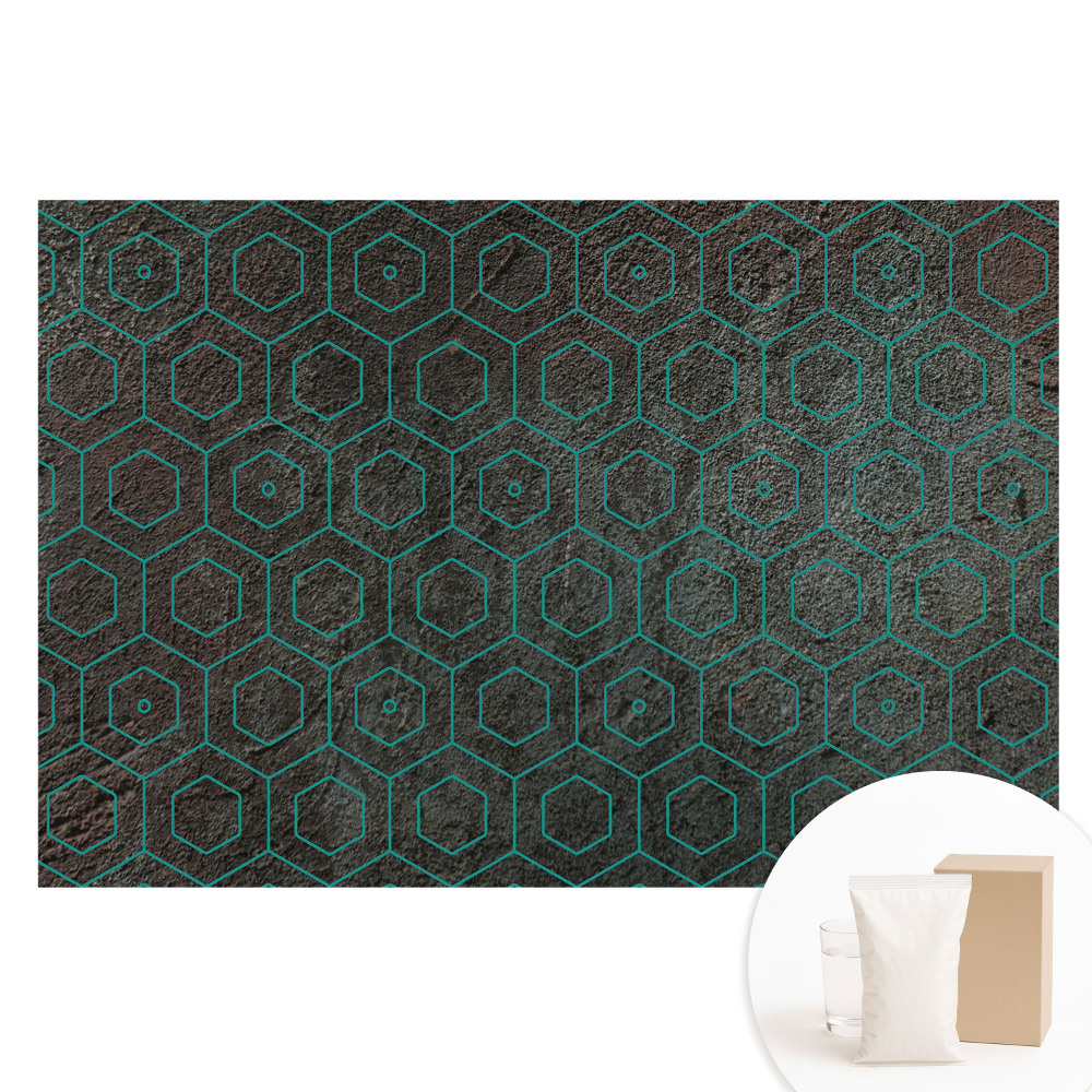 Fototapeta na flizelinie Sześciokątne wzory nowoczesny styl