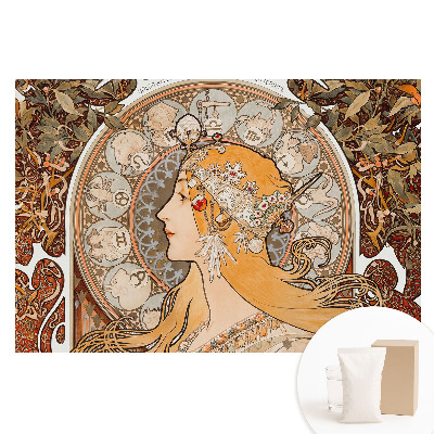 Tapeta fotograficzna flizelinowa Kobieta i symbole zodiaku