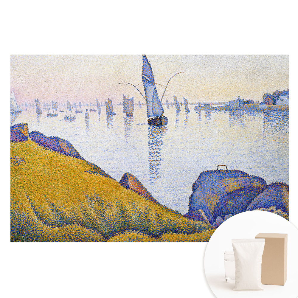 Tapeta fotograficzna na flizelinie Nadmorski pejzaż z żaglówkami