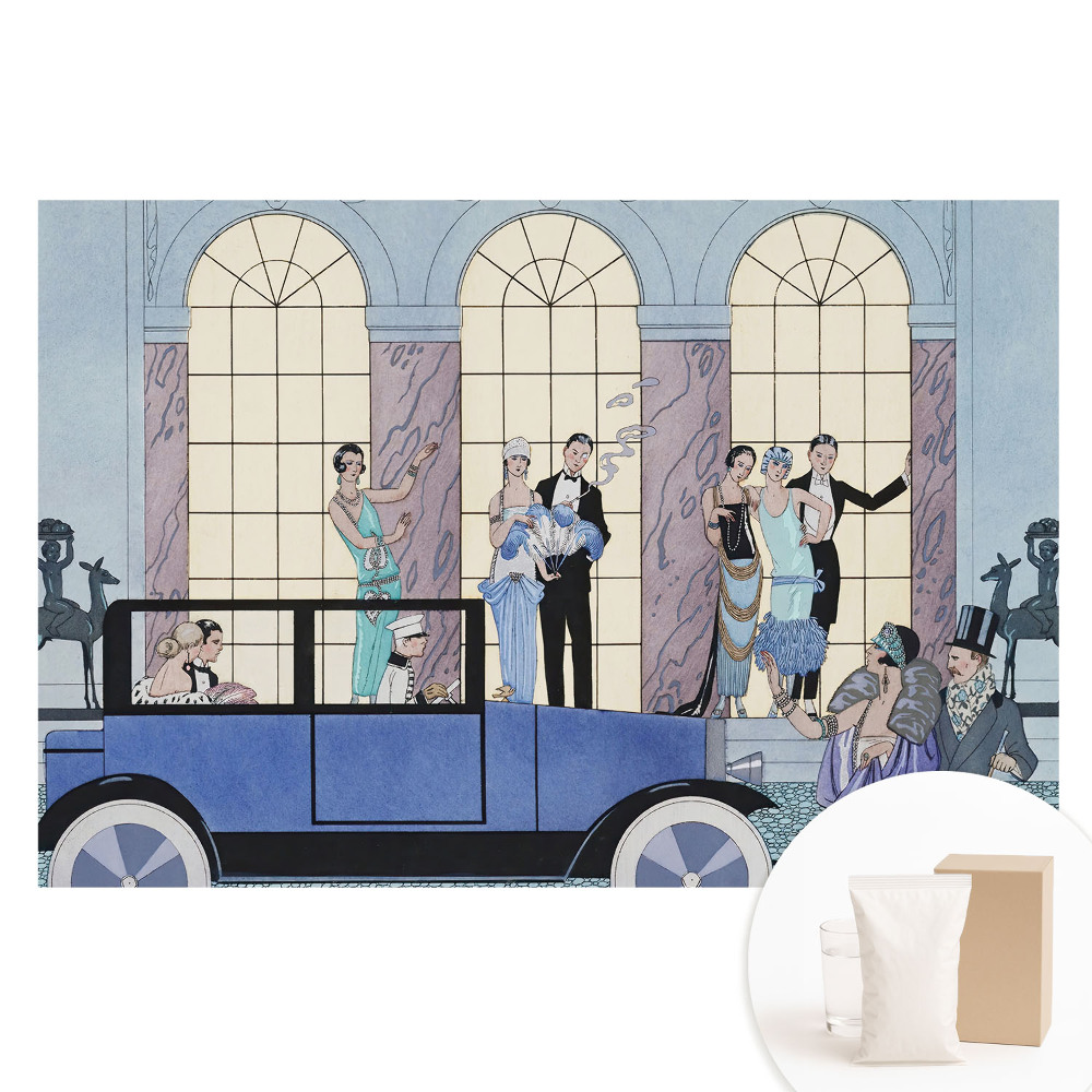 Fototapeta flizelinowa Stylowe stroje lat 20. eleganckie postacie