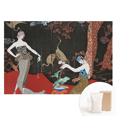 Fototapeta na flizelinie Art déco postaci i natura