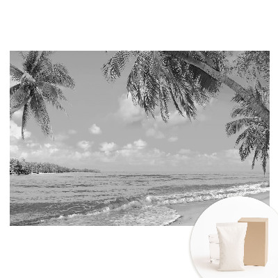 Tapeta fotograficzna na flizelinie Egzotyczna plaża z palmami