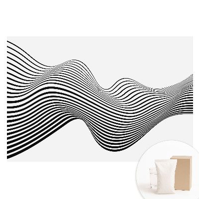 Fototapeta z nadrukiem na flizelinie Falujące linie minimalizm energia