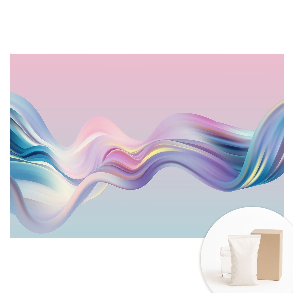 Tapeta fotograficzna flizelinowa Pastelowa abstrakcja fal