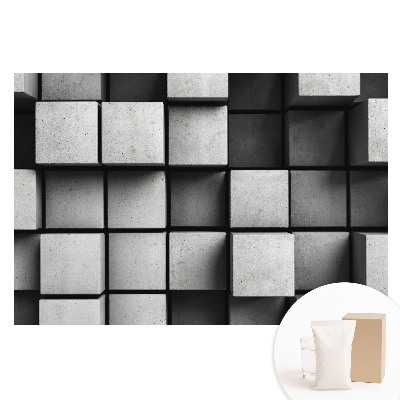 Duża fototapeta na ścianę Trójwymiarowe sześciany przestrzeń