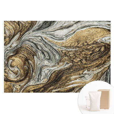 Tapeta fotograficzna na flizelinie Wiry i fale abstrakcyjne ciepłe odcienie