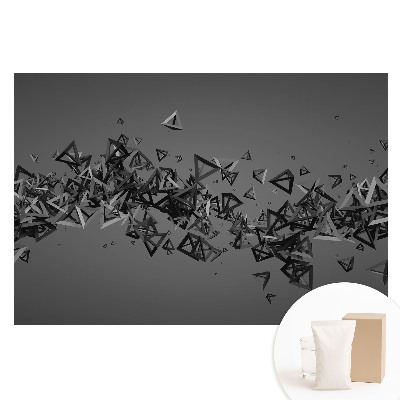 Tapeta fotograficzna na flizelinie Trójwymiarowe trójkąty chaos