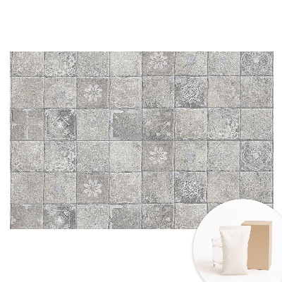 Fototapeta flizelinowa z nadrukiem Stylowe płytki w odcieniach szarości i beżu