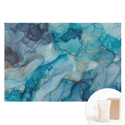 Tapeta fotograficzna flizelinowa Abstrakcyjne zawirowania odcieni niebieskiego