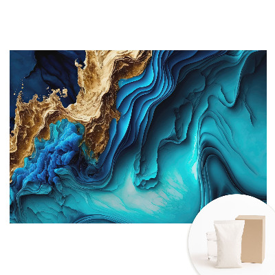 Tapeta fotograficzna flizelinowa Intensywne falowanie kolorów kontrastujących