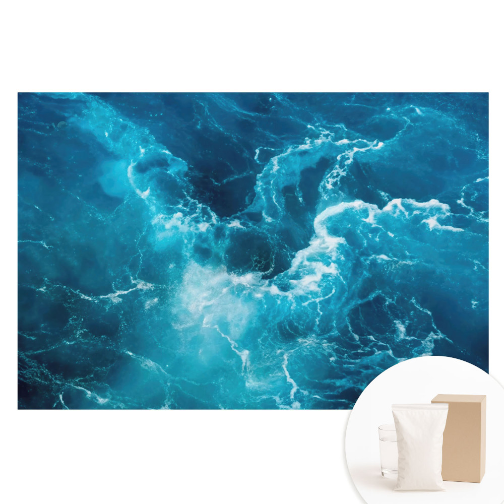 Fototapeta flizelinowa z nadrukiem Morskie zawirowania pełne energii