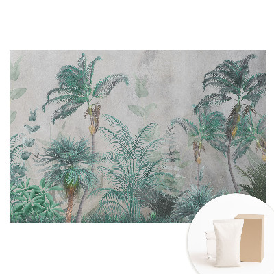 Fototapeta z nadrukiem na flizelinie Tropikalne palmy i liście