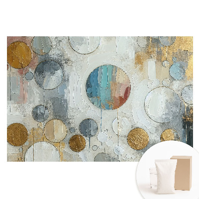 Duża fototapeta na ścianę Abstrakcyjne kolorowe koła