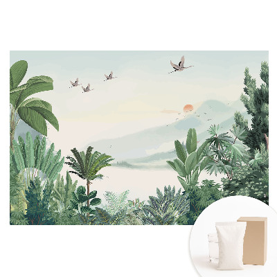 Fototapeta z nadrukiem na flizelinie Egzotyczna dżungla pejzaż natura