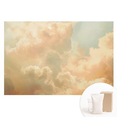 Duża fototapeta na ścianę Pastelowe chmury marzenia spokój