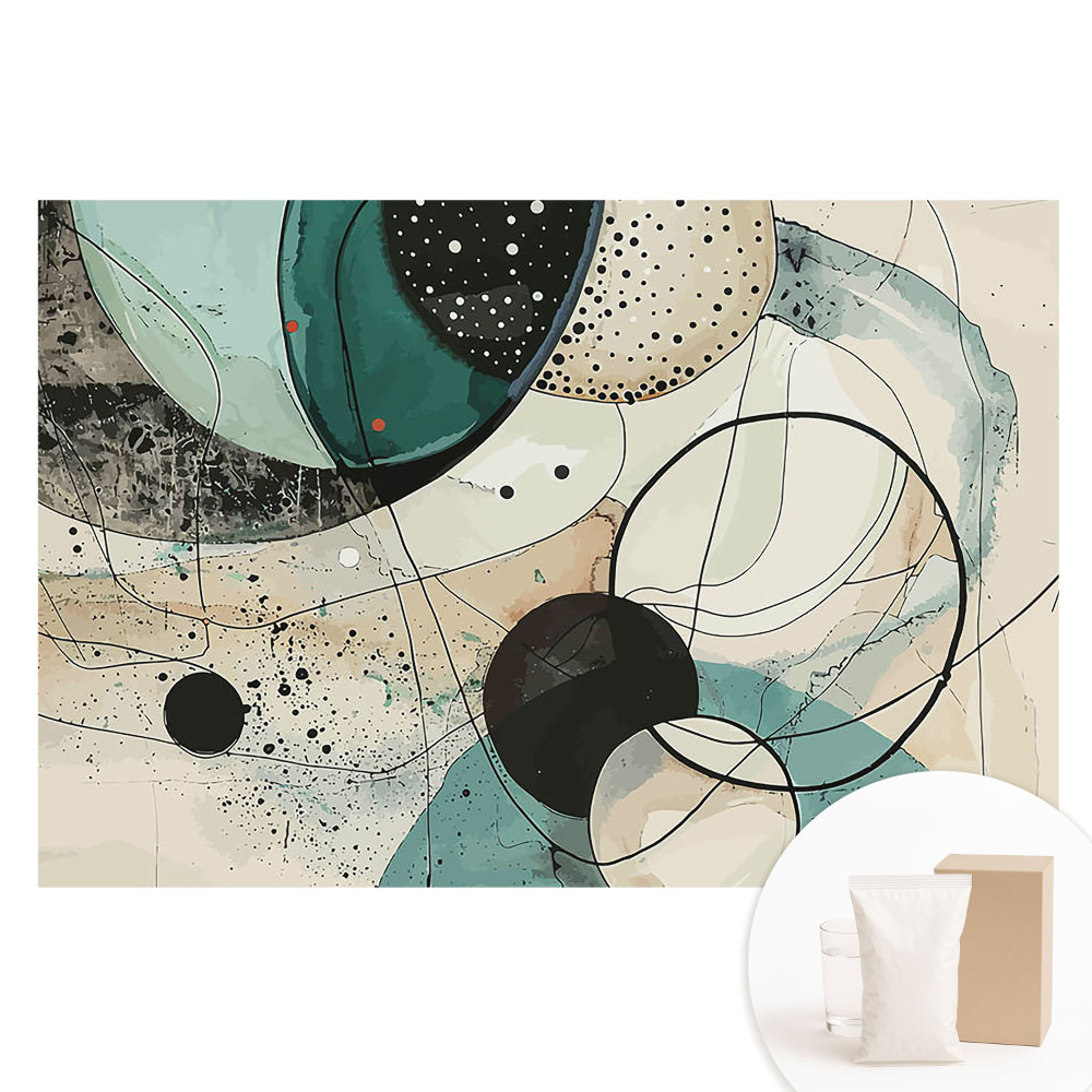 Fototapeta flizelinowa Abstrakcyjna geometryczna kompozycja