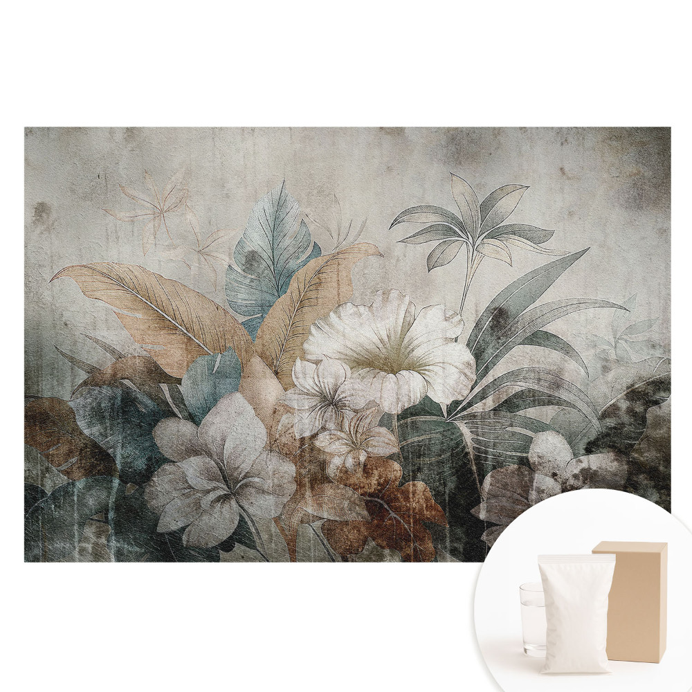 Tapeta fotograficzna na flizelinie Rustykalna kwiatowa kompozycja marzeń