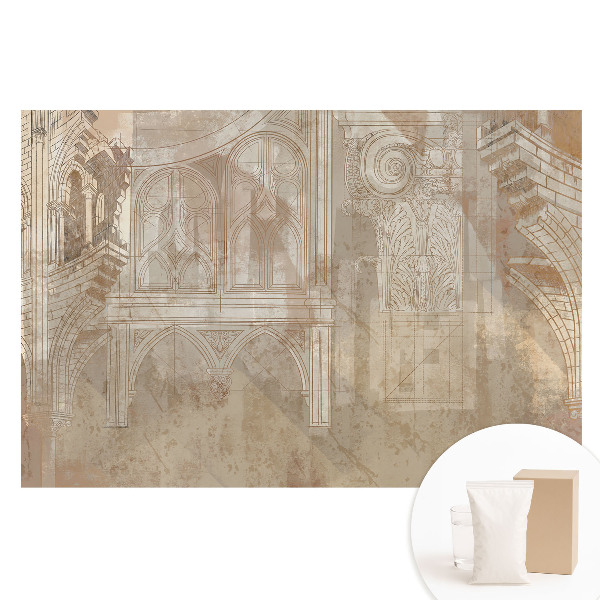 Fototapeta flizelinowa z nadrukiem Architektoniczne detale w klasycznej kompozycji