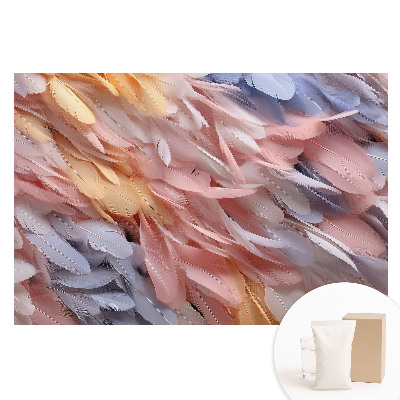 Tapeta fotograficzna na flizelinie Pastelowe pióra lekkość