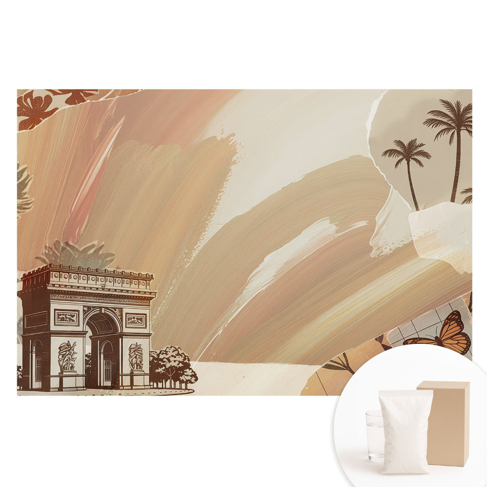 Fototapeta z nadrukiem na flizelinie Egzotyczne motywy podróżnicze