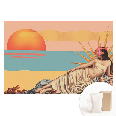 Tapeta fotograficzna flizelinowa Renesansowy surrealizm pastelowy zachód