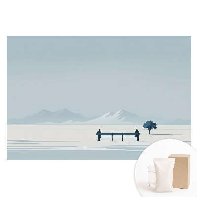 Fototapeta na flizelinie Spokój na ławce pod drzewem