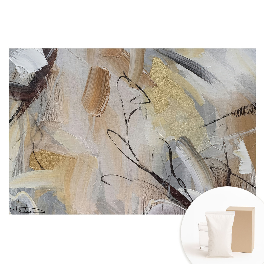 Duża fototapeta na ścianę Artystyczne abstrakcyjne linie kolory