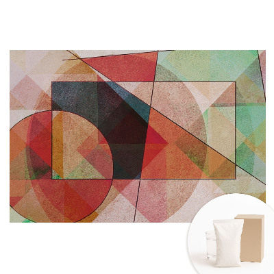 Tapeta fotograficzna flizelinowa Kolorowe formy geometryczne inspirujące