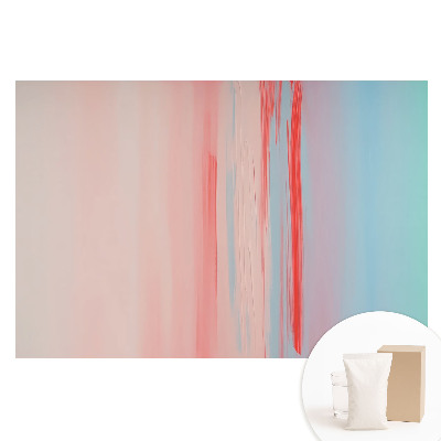 Fototapeta flizelinowa Pastelowe przejścia i czerwień