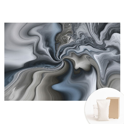 Fototapeta na flizelinie Abstrakcyjne wiry szarości