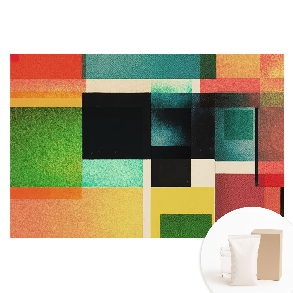 Fototapeta na flizelinie Kolorowe geometryczne figury