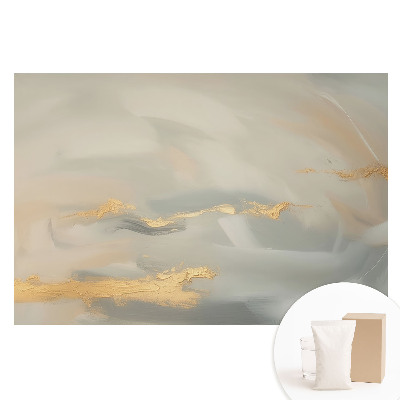 Fototapeta flizelinowa z nadrukiem Subtelne pastele z żółtymi akcentami