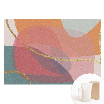 Duża fototapeta na ścianę Abstrakcyjne ciepłe kolory