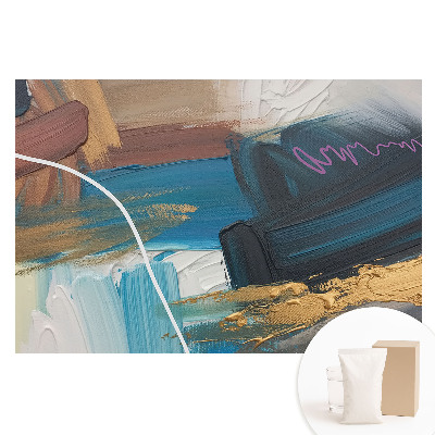 Tapeta fotograficzna flizelinowa Energetyczna kompozycja w odcieniach niebieskiego