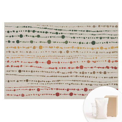 Fototapeta z nadrukiem na flizelinie Kolorowe linie i kropki