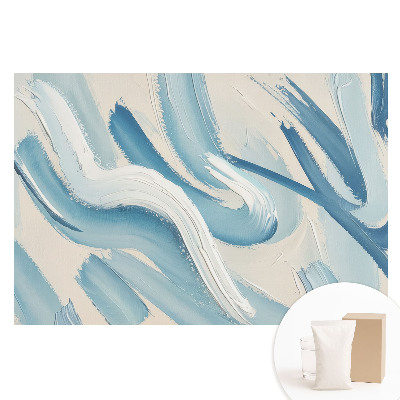 Duża fototapeta na ścianę Niebieskie smugi abstrakcyjne tło