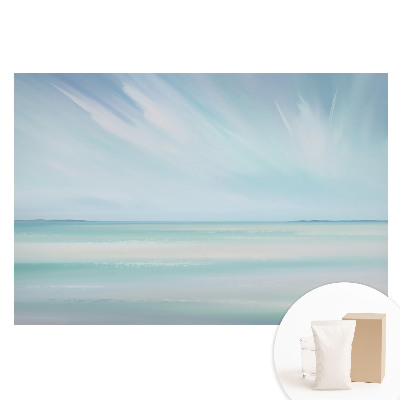 Tapeta fotograficzna flizelinowa Pastelowe niebo i morze harmonia