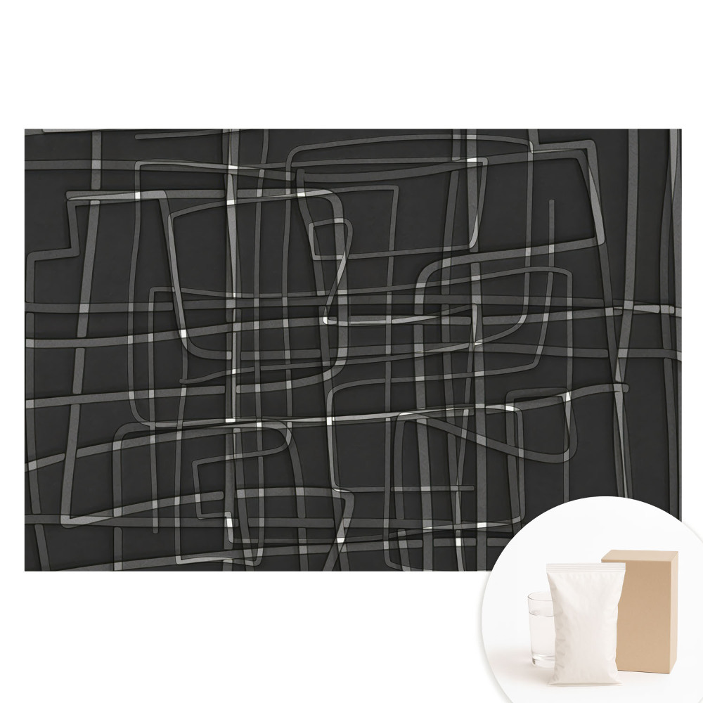 Tapeta fotograficzna na flizelinie Geometria i rytm na ciemnym tle