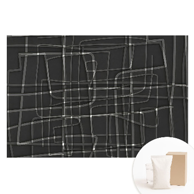 Tapeta fotograficzna na flizelinie Geometria i rytm na ciemnym tle