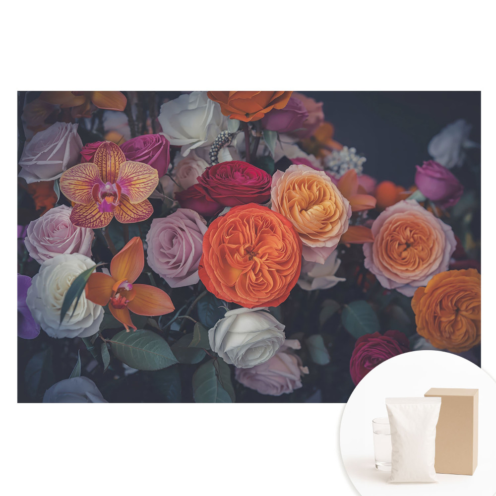 Fototapeta flizelinowa Kwiaty w harmonii