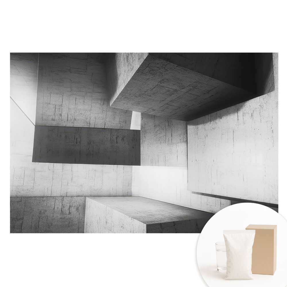 Fototapeta z nadrukiem na flizelinie Minimalistyczne geometryczne bryły