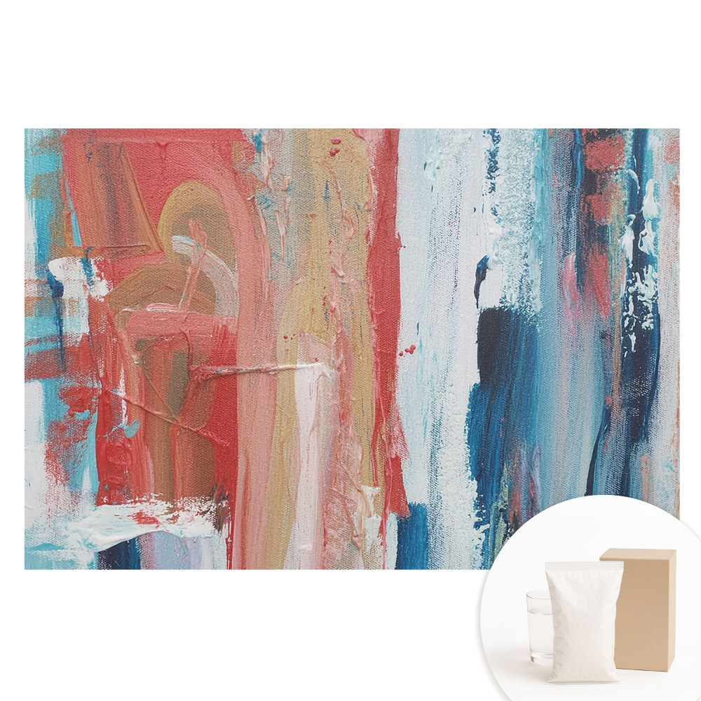 Fototapeta z nadrukiem na flizelinie Abstrakcyjna ekspresja kolorów