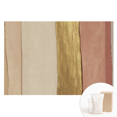 Fototapeta z nadrukiem na flizelinie Pionowe pasy w odcieniach beżu i brązu