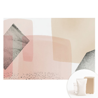 Fototapeta z nadrukiem na flizelinie Subtelna geometria pastelowych kształtów