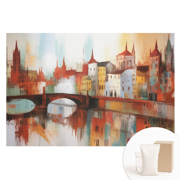 Tapeta fotograficzna na flizelinie Kolorowa panorama miasta