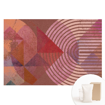 Fototapeta z nadrukiem na flizelinie Geometryczna energia koloru