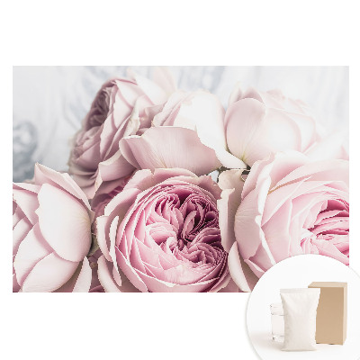 Tapeta fotograficzna flizelinowa Subtelne róże w romantycznym bukiecie