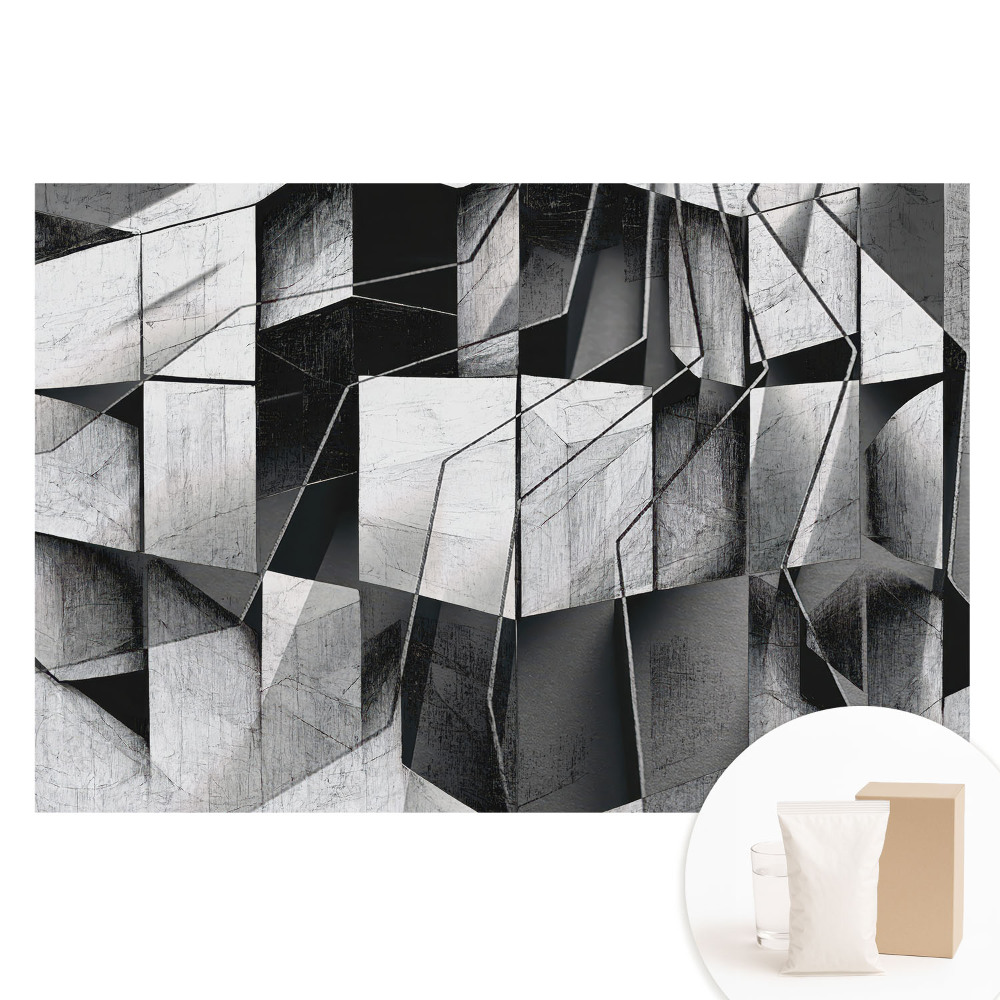 Fototapeta z nadrukiem na flizelinie Geometryczne formy w nowoczesnym stylu