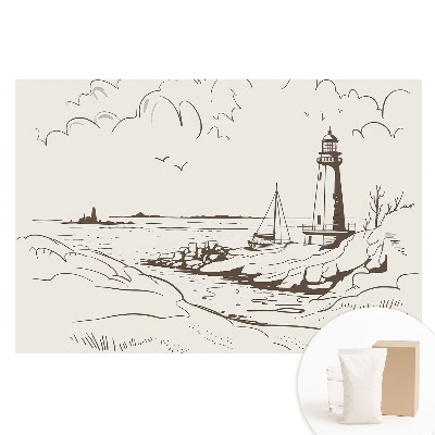 Fototapeta flizelinowa Latarnia morska nad morzem